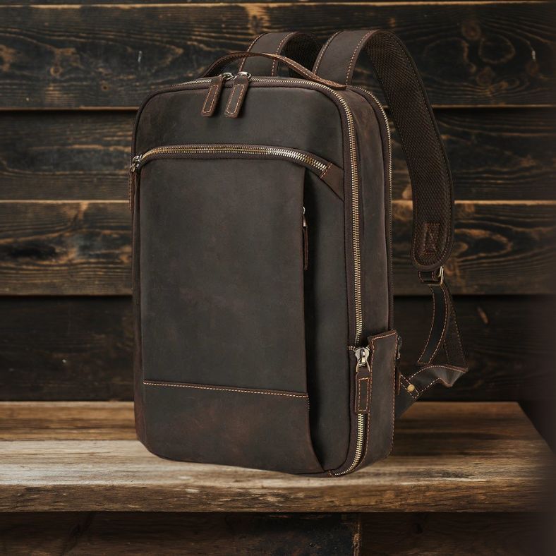 Jett | Vintage Leather Crazy Horse Backpack