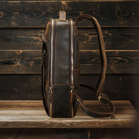 Jett | Vintage Leather Crazy Horse Backpack