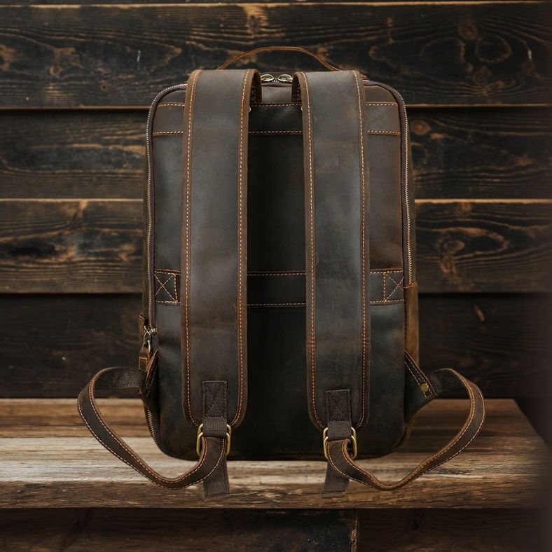 Jett | Vintage Leather Crazy Horse Backpack