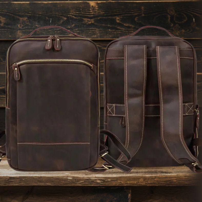 Jett | Vintage Leather Crazy Horse Backpack