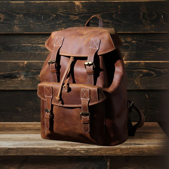 Leather Knapsack | CADIZ