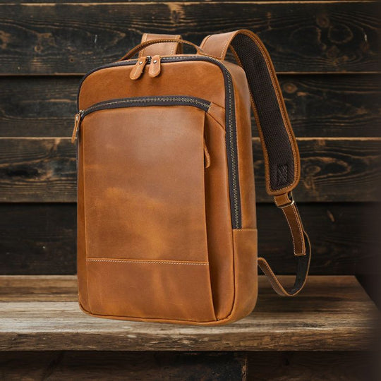 Jett | Vintage Leather Crazy Horse Backpack