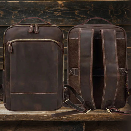 Jett | Vintage Leather Crazy Horse Backpack