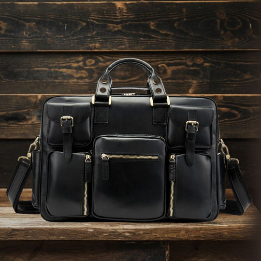 Leather Messenger Bag | DURBUY