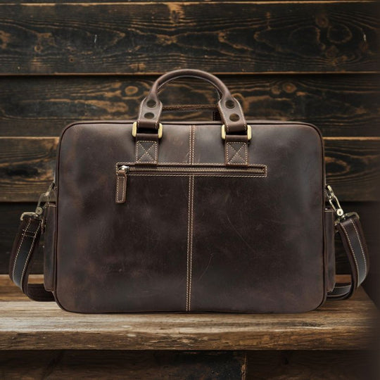 Leather Messenger Bag | DURBUY