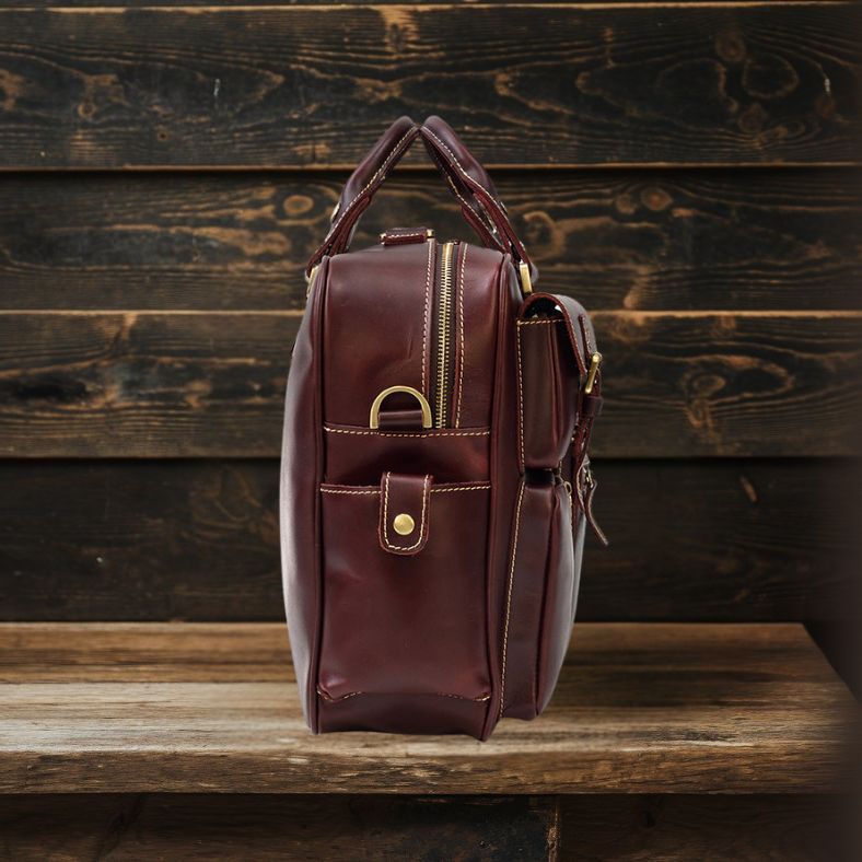 Leather Messenger Bag | DURBUY