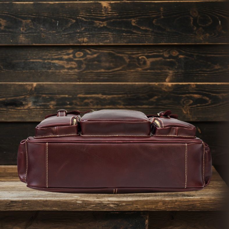 Leather Messenger Bag | DURBUY