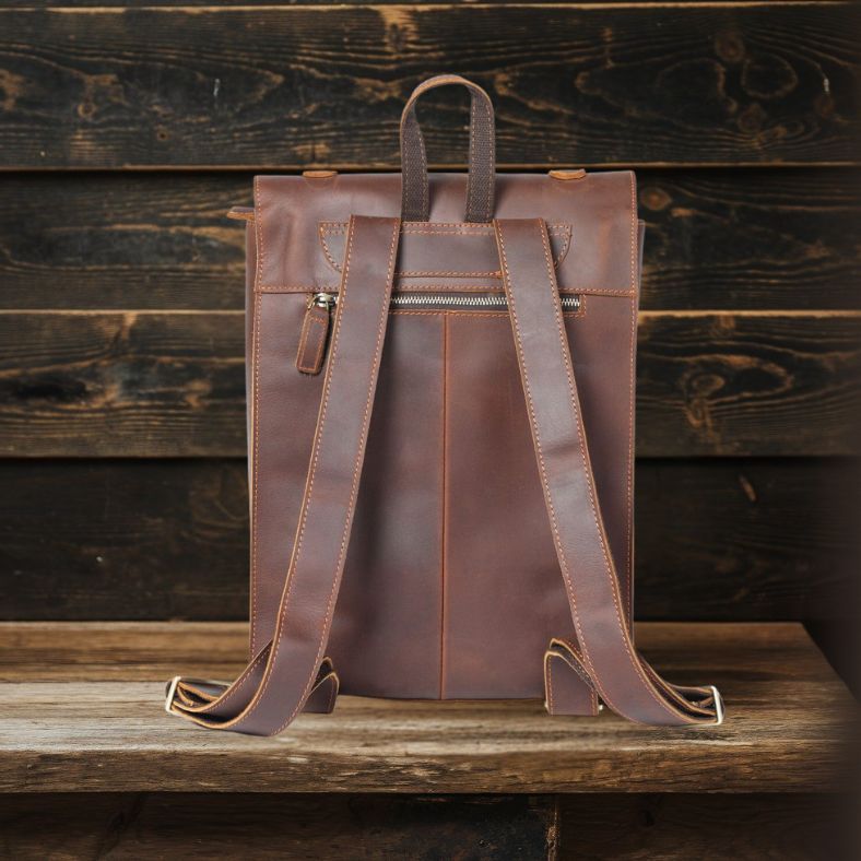 Full Grain Leather Backpack | KENWAY