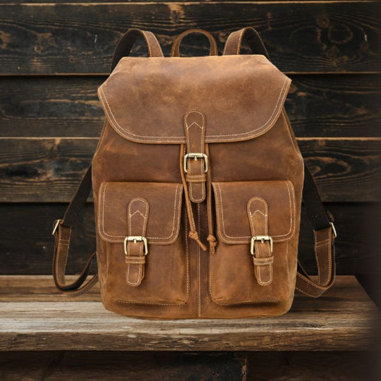 Leather Satchel Backpack | FALUN