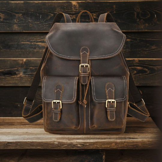 Leather Satchel Backpack | FALUN