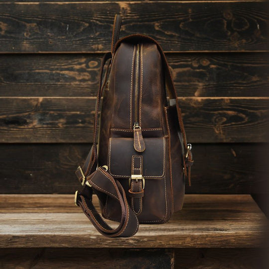 Leather Rucksack Womens | ALMERIA