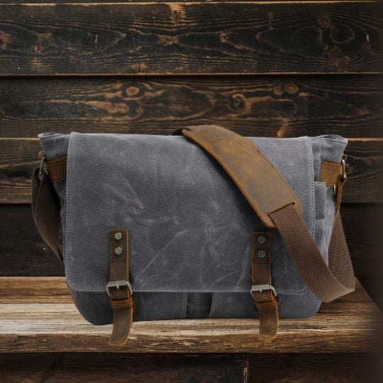 Canvas Laptop Messenger Bag | RENO