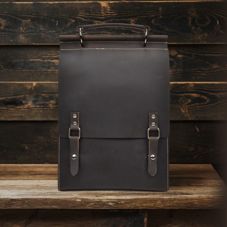 Leather Rucksack Handbag |  OLDEN