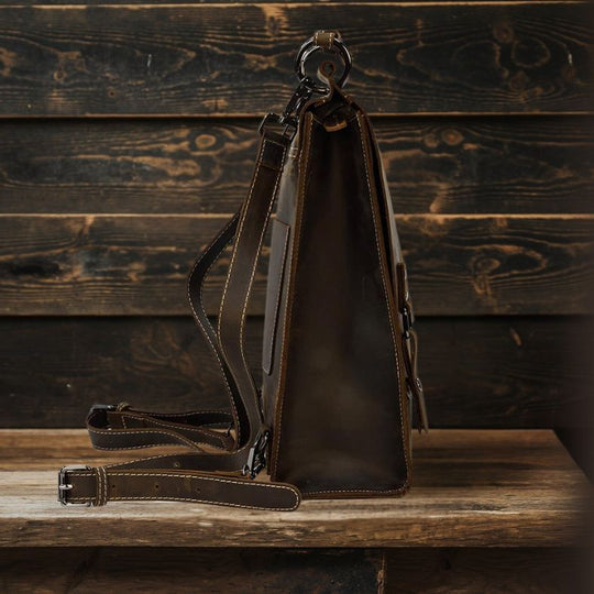 Leather Rucksack Handbag |  OLDEN