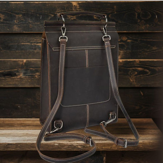 Leather Rucksack Handbag |  OLDEN