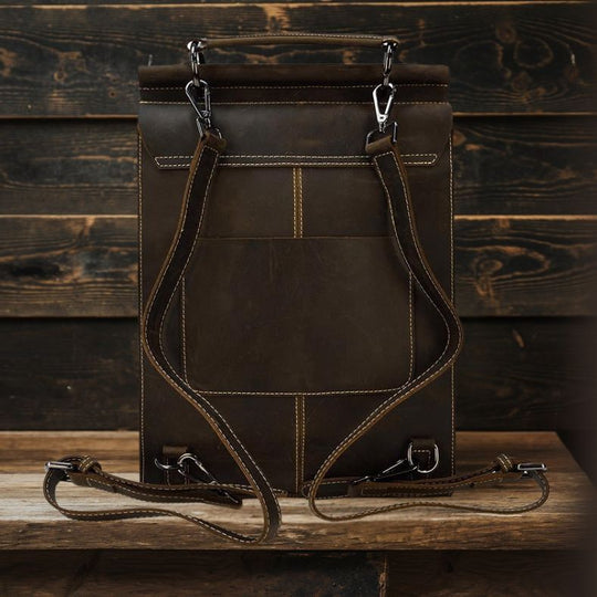 Leather Rucksack Handbag |  OLDEN