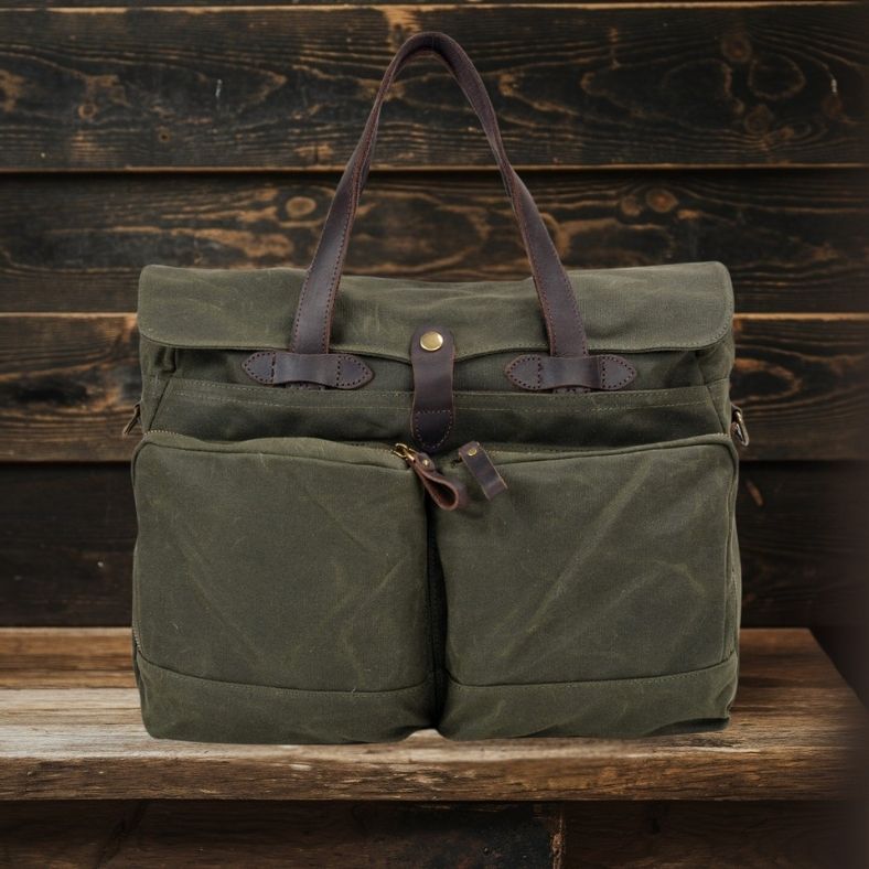 Canvas Shoulder Tote Bag  | SALT LAKE