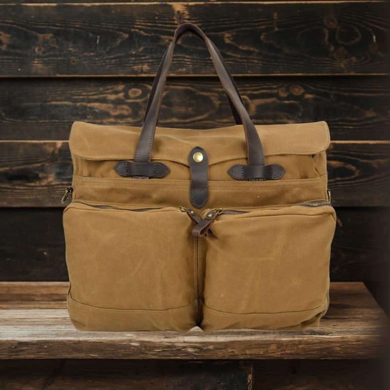 Canvas Shoulder Tote Bag  | SALT LAKE