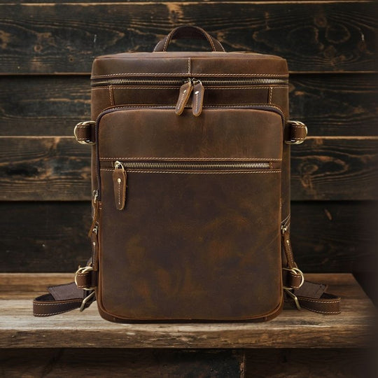 Leather Rucksack Backpack | LUGO