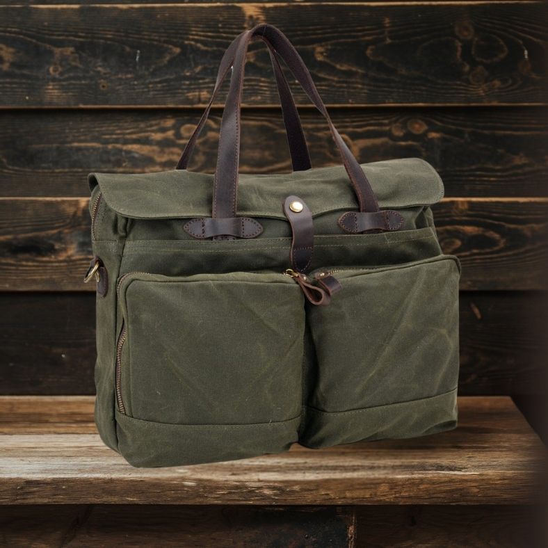 Canvas Shoulder Tote Bag  | SALT LAKE