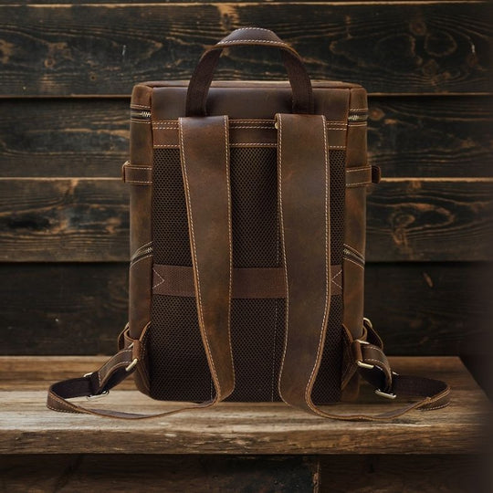 Leather Rucksack Backpack | LUGO