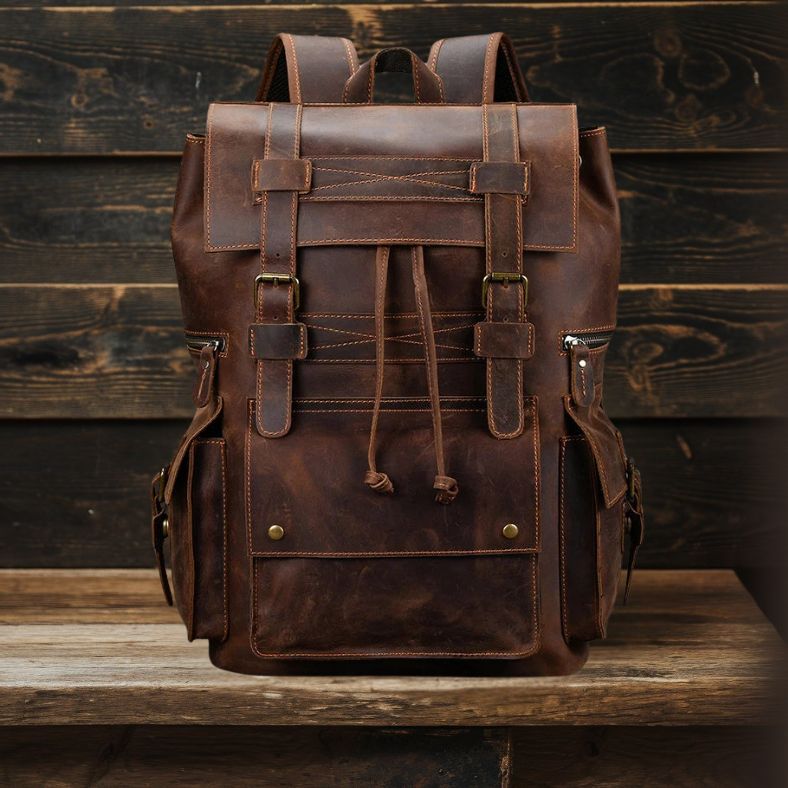 Leandro | Men's Leather Backpack