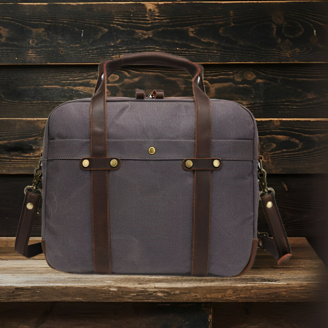 Canvas Laptop Messenger Bag | ASHVILLE