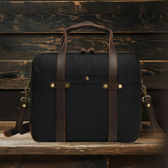 Canvas Laptop Messenger Bag | ASHVILLE