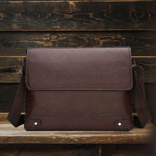 Bradford | All-in-One Men's PU Leather Shoulder Bag - Business Men