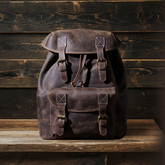 Leather Knapsack | CADIZ