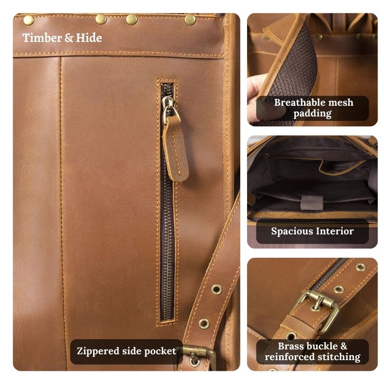 Business Leather Backpack | LUGANO