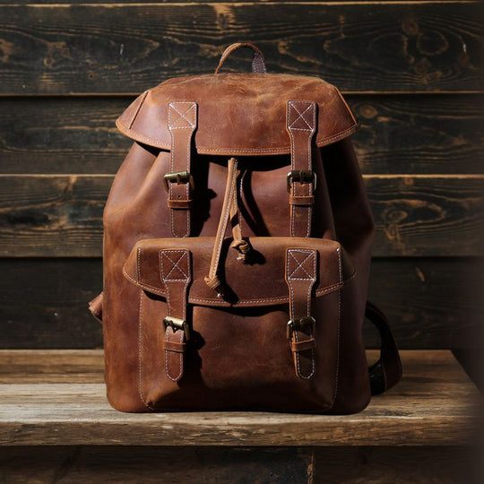 Leather Knapsack | CADIZ