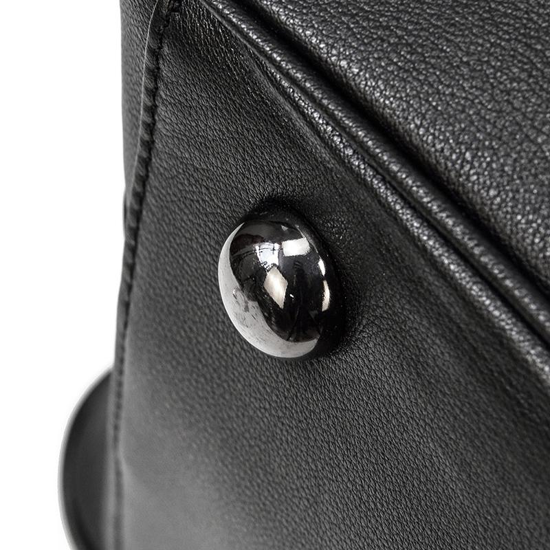 Black Leather Holdall | AALBORG