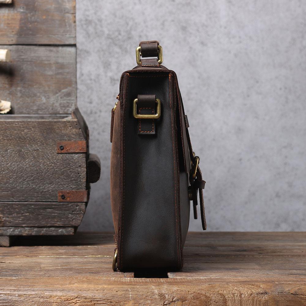 Leather Courier Bag | NAMUR