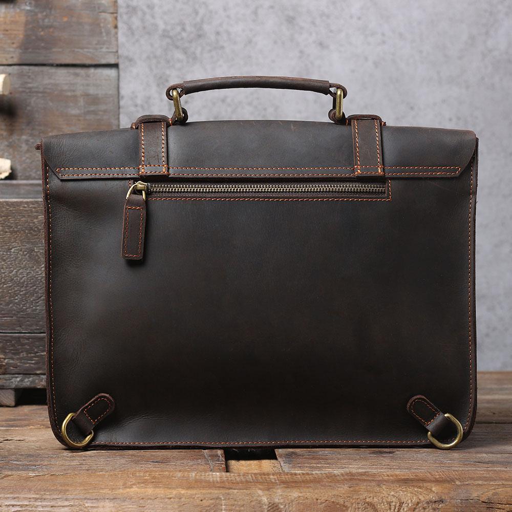 Leather Courier Bag | NAMUR