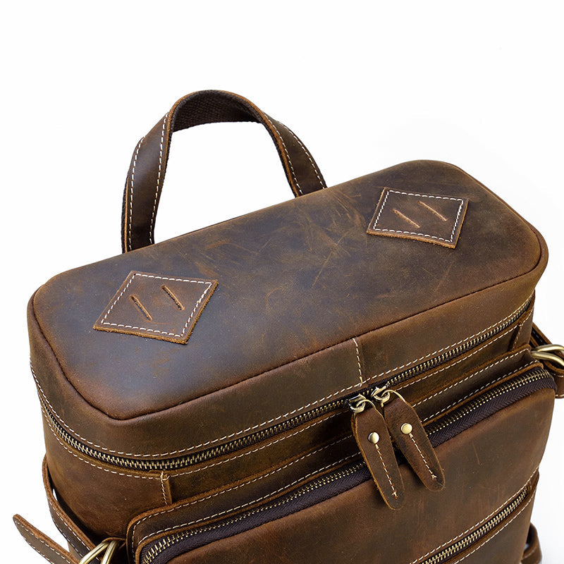 Leather Rucksack Backpack | LUGO