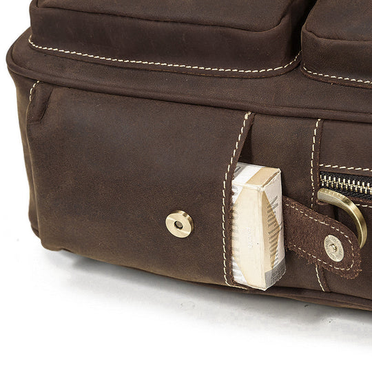 Leather Messenger Bag | DURBUY