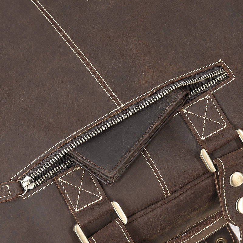 Leather Messenger Bag | DURBUY