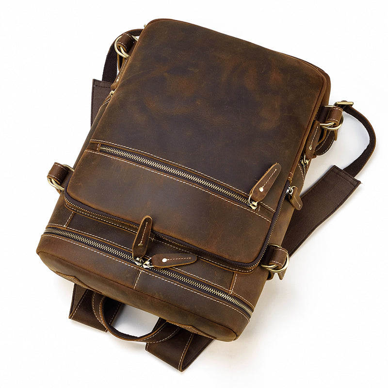 Leather Rucksack Backpack | LUGO