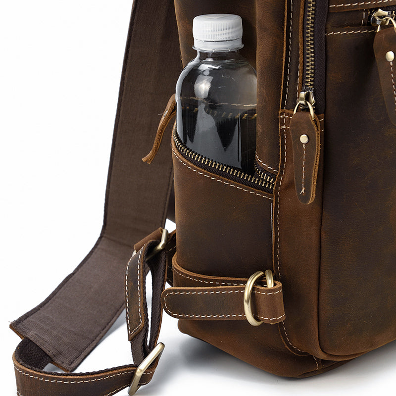 Leather Rucksack Backpack | LUGO