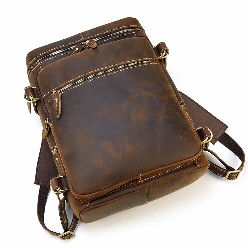 Leather Rucksack Backpack | LUGO