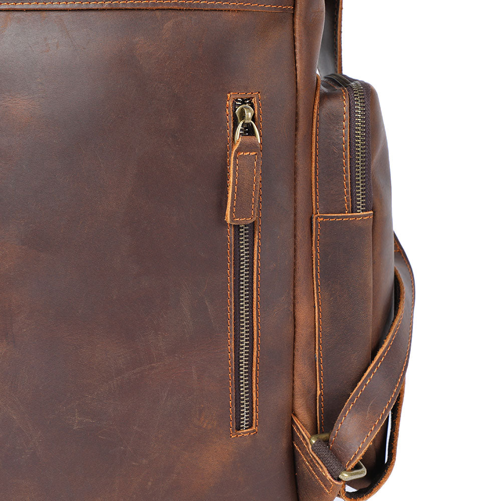 Leather Laptop Backpack | KALMAR