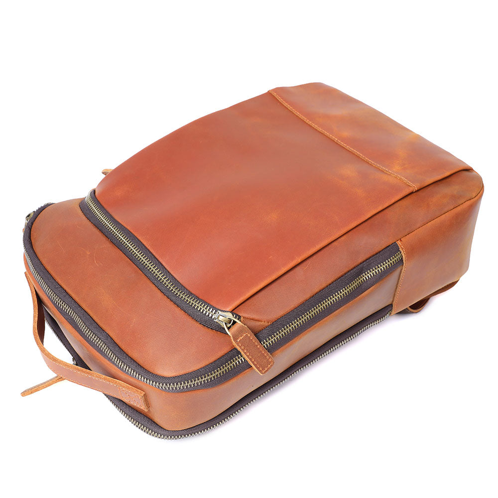 Leather Laptop Rucksack | LARVIK