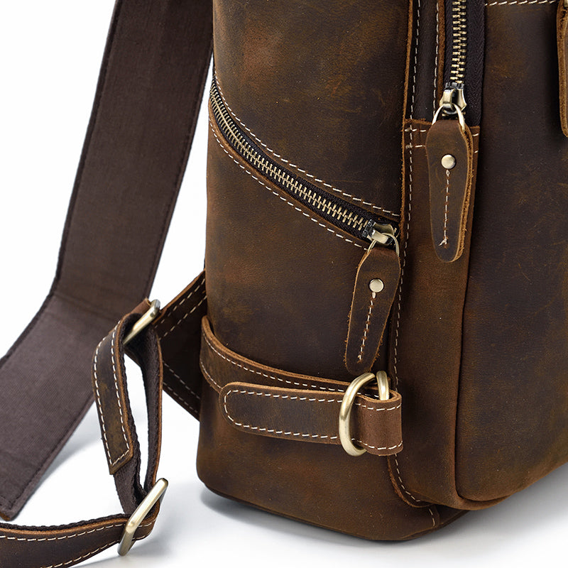 Leather Rucksack Backpack | LUGO