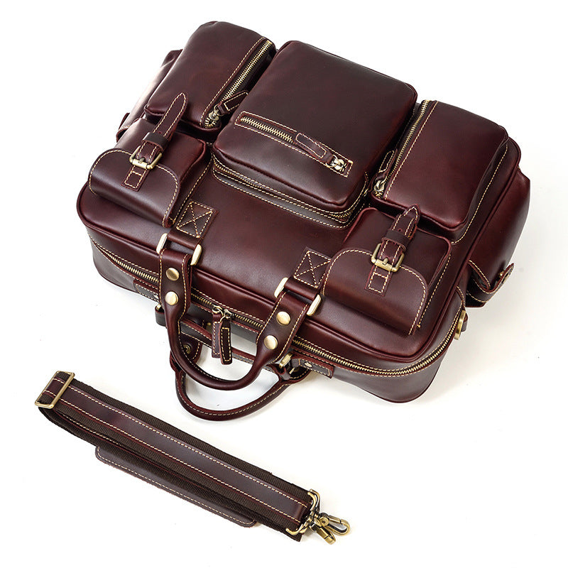 Leather Messenger Bag | DURBUY